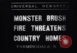 Image of Blaze of fire New York United States USA, 1937, second 12 stock footage video 65675025729