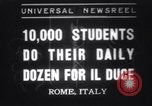 Image of Benito Mussolini Rome Italy, 1937, second 1 stock footage video 65675025731