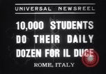 Image of Benito Mussolini Rome Italy, 1937, second 5 stock footage video 65675025731