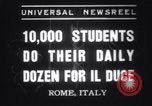 Image of Benito Mussolini Rome Italy, 1937, second 6 stock footage video 65675025731