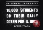Image of Benito Mussolini Rome Italy, 1937, second 9 stock footage video 65675025731