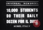 Image of Benito Mussolini Rome Italy, 1937, second 10 stock footage video 65675025731