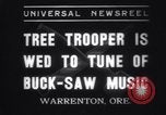 Image soldat épouse Warrenton Oregon USA, 1937, de la seconde 12 séquences d'archives historiques vidéo 65675025732