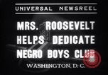 Standbild Eleanor Roosevelt Washington DC USA, 1937, aus Sekunde 5 historischem Filmmaterial Videoclip 65675025735