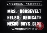 Standbild Eleanor Roosevelt Washington DC USA, 1937, aus Sekunde 7 historischem Filmmaterial Videoclip 65675025735