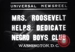 Standbild Eleanor Roosevelt Washington DC USA, 1937, aus Sekunde 9 historischem Filmmaterial Videoclip 65675025735