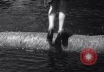 Standbild log rolling Longview Washington USA, 1937, aus Sekunde 37 historischem Filmmaterial Videoclip 65675025736