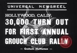Image of Grouch Club Convention California United States USA, 1939, second 5 stock footage video 65675025739