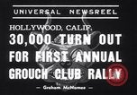 Image of Grouch Club Convention California United States USA, 1939, second 8 stock footage video 65675025739