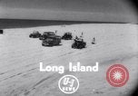 Standbild Sand-hobeln auf Long Island beach Long Island New York USA, 1951, aus Sekunde 7 historischem Filmmaterial Videoclip 65675025746