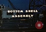 Image of Assembly of bottom shells for Liberty ship during World War 2 California United States USA, 1942, second 7 stock footage video 65675025792