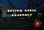 Image of Assembly of bottom shells for Liberty ship during World War 2 California United States USA, 1942, second 9 stock footage video 65675025792