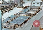 Image of Assembly of bottom shells for Liberty ship during World War 2 California United States USA, 1942, second 20 stock footage video 65675025792
