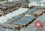 Image of Assembly of bottom shells for Liberty ship during World War 2 California United States USA, 1942, second 23 stock footage video 65675025792