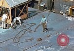 Image of Assembly of bottom shells for Liberty ship during World War 2 California United States USA, 1942, second 33 stock footage video 65675025792