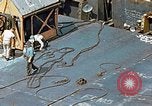 Image of Assembly of bottom shells for Liberty ship during World War 2 California United States USA, 1942, second 37 stock footage video 65675025792