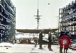 Image of Assembly of bottom shells for Liberty ship during World War 2 California United States USA, 1942, second 61 stock footage video 65675025792