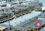 Image of Work being done on inverted deck house section of a Liberty ship  California United States USA, 1942, second 25 stock footage video 65675025793