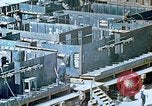 Image of Work being done on inverted deck house section of a Liberty ship  California United States USA, 1942, second 47 stock footage video 65675025793