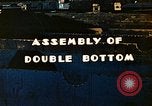 Image of Assembly of double bottom for a Liberty ship during World War 2 California United States USA, 1942, second 8 stock footage video 65675025794