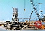 Image of Construction of fore and after peaks of Liberty ship in World War 2 California United States USA, 1942, second 12 stock footage video 65675025795