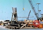 Image of Construction of fore and after peaks of Liberty ship in World War 2 California United States USA, 1942, second 13 stock footage video 65675025795