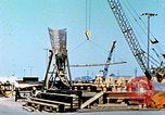 Image of Construction of fore and after peaks of Liberty ship in World War 2 California United States USA, 1942, second 15 stock footage video 65675025795