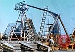 Image of Construction of fore and after peaks of Liberty ship in World War 2 California United States USA, 1942, second 17 stock footage video 65675025795