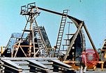 Image of Construction of fore and after peaks of Liberty ship in World War 2 California United States USA, 1942, second 18 stock footage video 65675025795