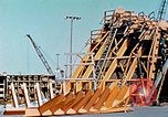 Image of Construction of fore and after peaks of Liberty ship in World War 2 California United States USA, 1942, second 42 stock footage video 65675025795