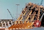 Image of Construction of fore and after peaks of Liberty ship in World War 2 California United States USA, 1942, second 44 stock footage video 65675025795
