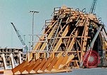 Image of Construction of fore and after peaks of Liberty ship in World War 2 California United States USA, 1942, second 45 stock footage video 65675025795