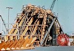 Image of Construction of fore and after peaks of Liberty ship in World War 2 California United States USA, 1942, second 50 stock footage video 65675025795