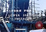 Image of Lower section of fore peak put in place on Liberty ship  California United States USA, 1942, second 4 stock footage video 65675025796
