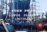 Image of Lower section of fore peak put in place on Liberty ship  California United States USA, 1942, second 5 stock footage video 65675025796