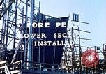 Image of Lower section of fore peak put in place on Liberty ship  California United States USA, 1942, second 14 stock footage video 65675025796