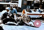Image of Workers union melt bottom shell of Liberty ship  California United States USA, 1942, second 10 stock footage video 65675025797
