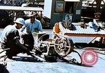 Image of Workers union melt bottom shell of Liberty ship  California United States USA, 1942, second 12 stock footage video 65675025797
