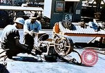 Image of Workers union melt bottom shell of Liberty ship  California United States USA, 1942, second 13 stock footage video 65675025797