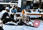 Image of Workers union melt bottom shell of Liberty ship  California United States USA, 1942, second 14 stock footage video 65675025797