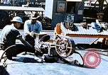 Image of Workers union melt bottom shell of Liberty ship  California United States USA, 1942, second 15 stock footage video 65675025797
