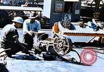 Image of Workers union melt bottom shell of Liberty ship  California United States USA, 1942, second 16 stock footage video 65675025797