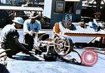 Image of Workers union melt bottom shell of Liberty ship  California United States USA, 1942, second 18 stock footage video 65675025797