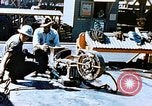 Image of Workers union melt bottom shell of Liberty ship  California United States USA, 1942, second 23 stock footage video 65675025797