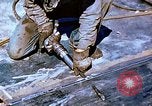 Image of Workers union melt bottom shell of Liberty ship  California United States USA, 1942, second 56 stock footage video 65675025797