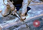 Image of Workers union melt bottom shell of Liberty ship  California United States USA, 1942, second 59 stock footage video 65675025797