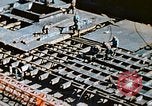 Image of Assembly of bulkhead on Liberty ship  California United States USA, 1942, second 31 stock footage video 65675025798