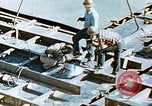Image of Assembly of bulkhead on Liberty ship  California United States USA, 1942, second 59 stock footage video 65675025798