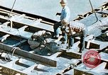 Image of Assembly of bulkhead on Liberty ship  California United States USA, 1942, second 60 stock footage video 65675025798
