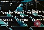 Image of Workers union melt Gantry on double bottom floors of Liberty ship California United States USA, 1942, second 12 stock footage video 65675025801